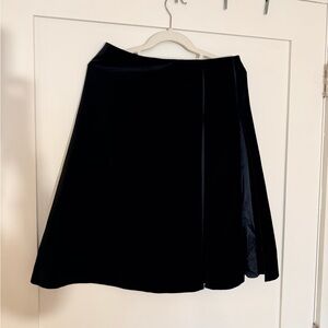 Burberry Black A-Line Skirt